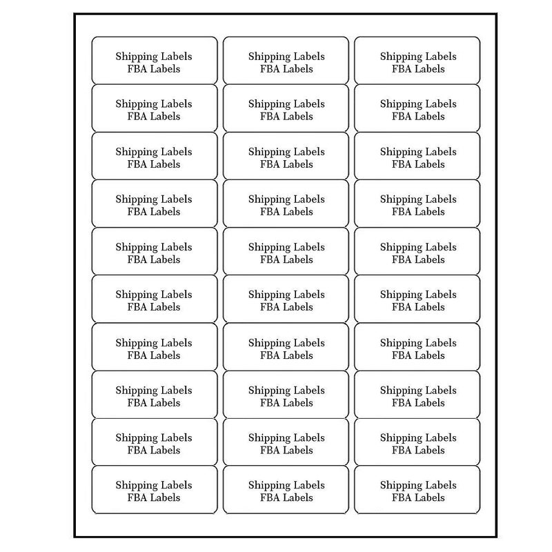 FungLam Address Labels for Inkjet Printers 1"" x 2-5/8"", Pack of 15000 Labels - Image 1